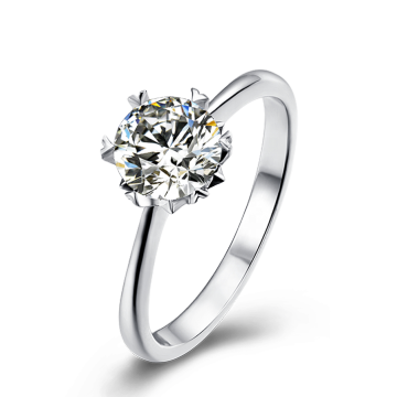 Engagement Silver Ring For Women Wedding Ring Crystal  925 Sterling Silver Jewelry Silver Jewelry Rings